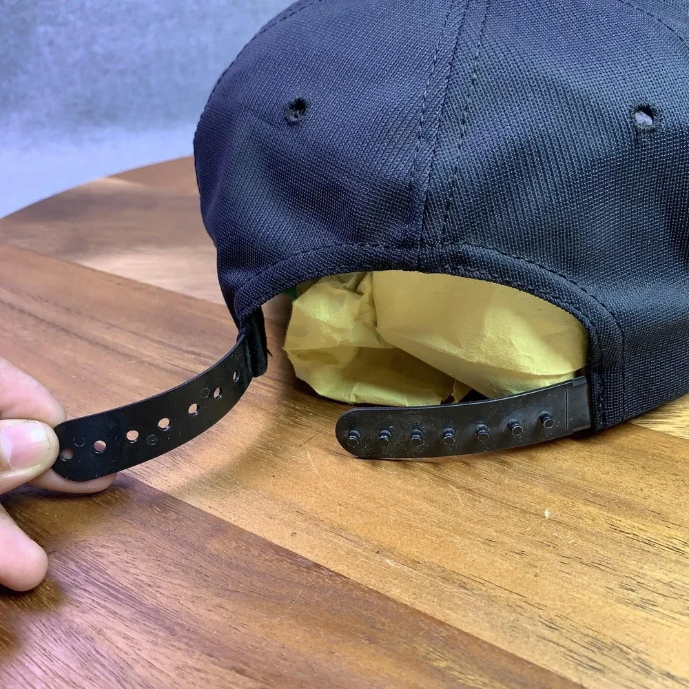 Vintage North Star USS Carr‎ FFG-52 Hat Cap Snap Back Black Embroidered USN Mens